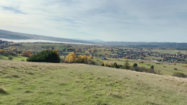autumn landscape in the mountains