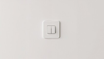 Fototapeta premium A switch on a plain wall with the number 1595.