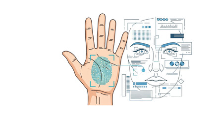 Biometric Data Analysis: Hand and Face Recognition Technology.
