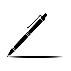 Pen icon vector illustration isolated on transparent background