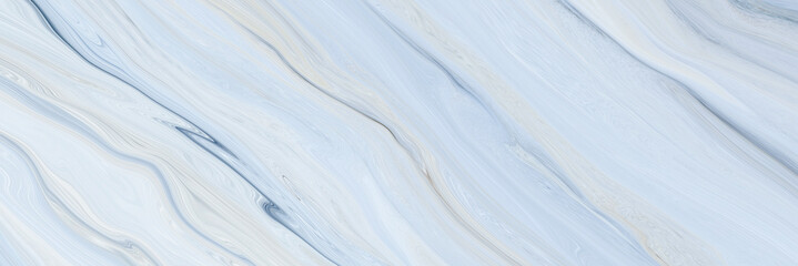 Obraz premium Marble rock texture blue ink pattern liquid swirl paint white dark that is Illustration panorama background for do ceramic counter tile silver gray that is abstract waves skin wall luxurious art ideas