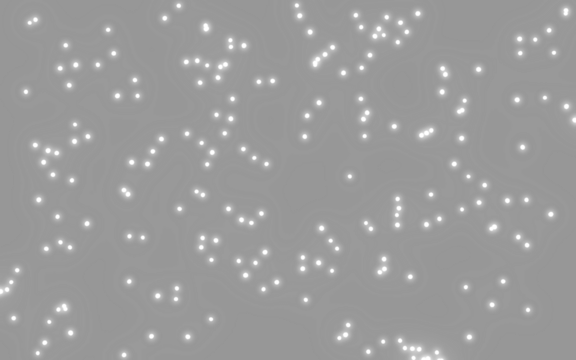 Scattered White Glowing Particles: Abstract Sparkle Dust Background Texture Overlay