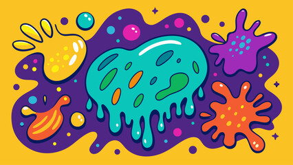 Funky Hand-Drawn Blob Shapes Vector Art – Abstract Organic Doodles, Playful Irregular Forms, and Creative Graphic Design Elements Set