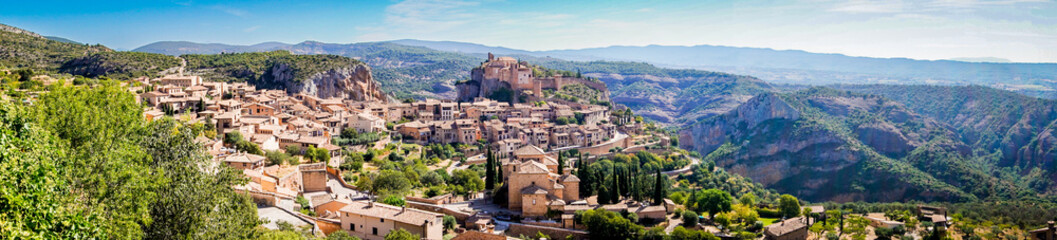 Alquézar, Somontano de Barbastro, Huesca, autonomous community of Aragón, Spain. Collegiate...