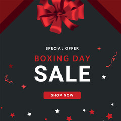 Happy Boxing Day Instagram Post design