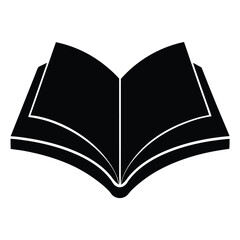 open a book of silhouette