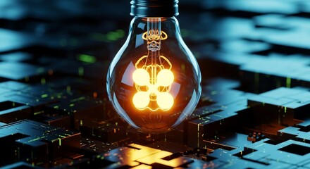 Innovative technology lighting solutions for modern business and inspiring future success in energy sector