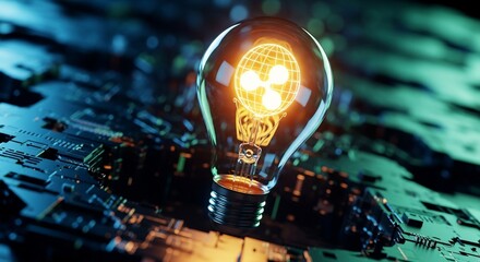 Innovative crypto currency solutions shining bright in a world of tech ideas and blockchain technology growth