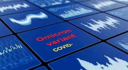 Urgent data visualization highlights Omicron variant COVID-19 spread and impact globally