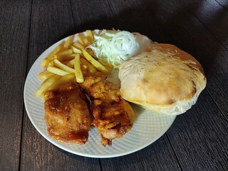 chicken breast with potatoes