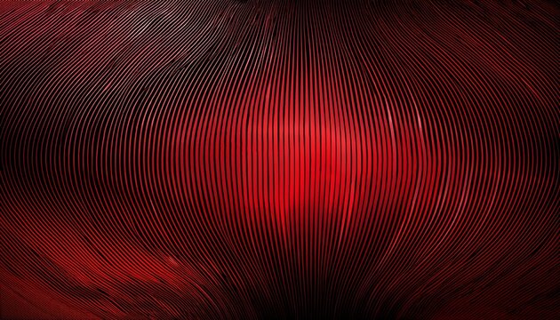 Dynamic Halftone Vector Texture With Vibrating Vertical Lines In Red And Black Tones Eye Catching Minimalist Design With Optical Intensity Perfect For Modern Abstract Backgrounds And Motion Visuals