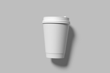 Coffee Cup Blank Mockup realistic and shadow