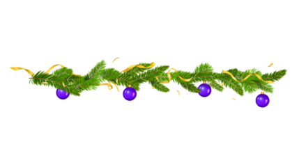 Festive evergreen garland with twinkling lights, red and white striped baubles, and golden stars creates a magical holiday atmosphere