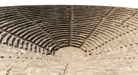 Ancient amphitheater showcasing its historic architecture and design