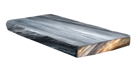 Stone countertop on white background For mounting product display or key visual layout.