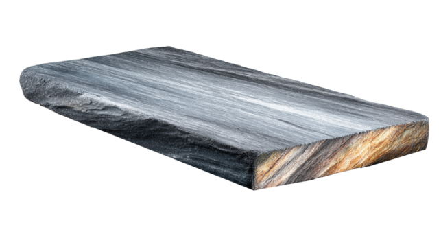 Stone countertop on white background For mounting product display or key visual layout.