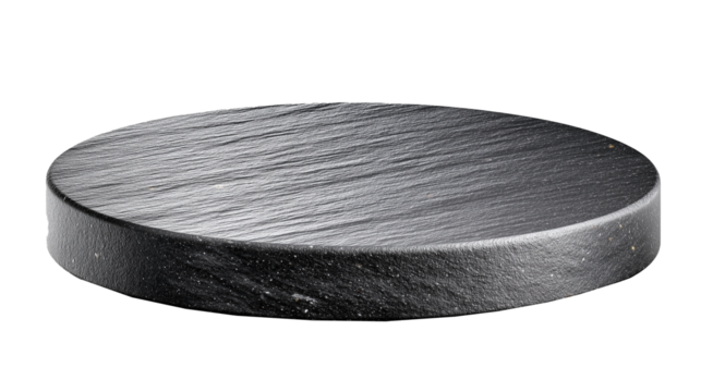 Stone countertop on white background For mounting product display or key visual layout.