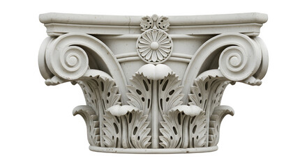 Corinthian capital, a classical architectural element of a column