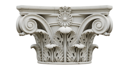 Corinthian capital, a classical architectural element of a column