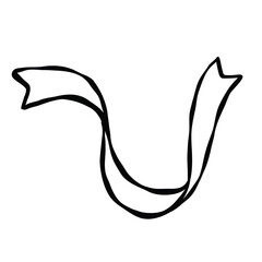 Ribbon bow line art illustration. Minimal continuous line drawing of ribbon bow, perfect for logo design, packaging, greeting cards, wedding decor, and fashion accessories.