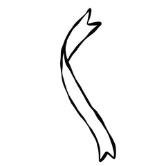 Ribbon bow line art illustration. Minimal continuous line drawing of ribbon bow, perfect for logo design, packaging, greeting cards, wedding decor, and fashion accessories.