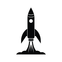 Illustration of a Rocket Launching Space Exploration and Technological Advancement