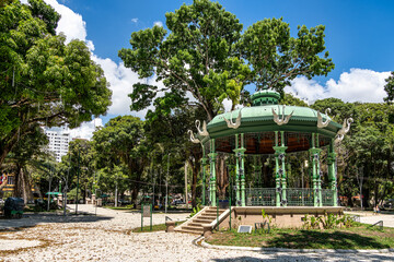 Praca Batista Campos in the city of Belem, in the state of Para, Brazil.