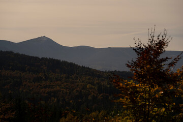 Natura, las, góry, drzewa, krajobraz, jesienią, drzew, skały, Polska, Krajobraz, Jesień, Dolny śląsk,  © Adrian Jaśpiński