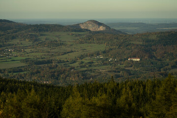 Natura, las, góry, drzewa, krajobraz, jesienią, drzew, skały, Polska, Krajobraz, Jesień, Dolny śląsk,  © Adrian Jaśpiński