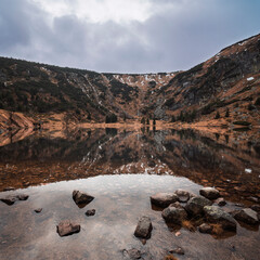 Natura, las, góry, drzewa, krajobraz, jesienią, drzew, skały, Polska, Krajobraz, Jesień, Dolny śląsk,  © Adrian Jaśpiński