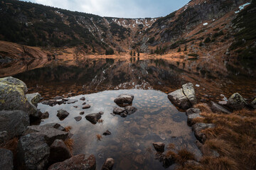 Natura, las, góry, drzewa, krajobraz, jesienią, drzew, skały, Polska, Krajobraz, Jesień, Dolny śląsk,  © Adrian Jaśpiński