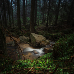 Natura, las, góry, drzewa, krajobraz, jesienią, drzew, skały, Polska, Krajobraz, Jesień, Dolny śląsk,  © Adrian Jaśpiński