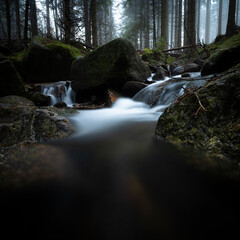 Natura, las, góry, drzewa, krajobraz, jesienią, drzew, skały, Polska, Krajobraz, Jesień, Dolny śląsk,  © Adrian Jaśpiński