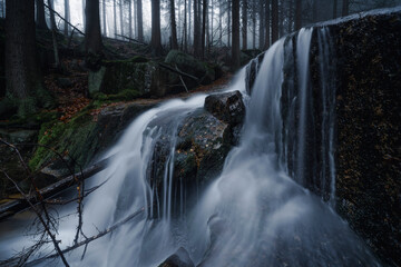 Natura, las, góry, drzewa, krajobraz, jesienią, drzew, skały, Polska, Krajobraz, Jesień, Dolny śląsk,  © Adrian Jaśpiński