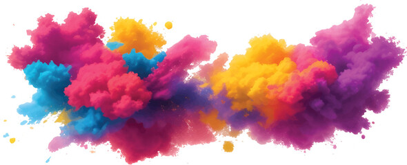 Colorful abstract watercolor splash texture design with artistic grunge paint illustration