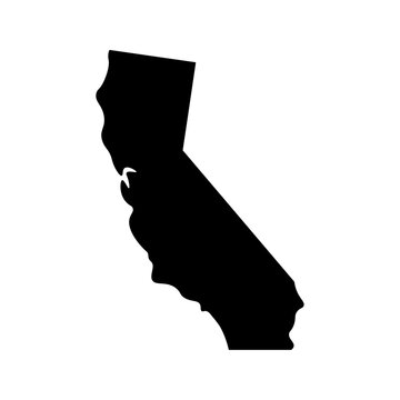 California state map silhouette