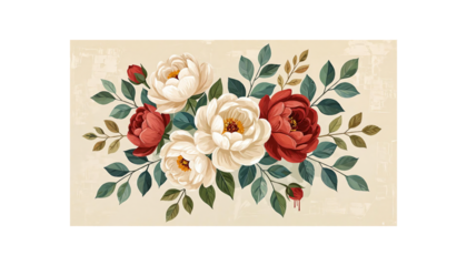 Cuadro de un florero 
