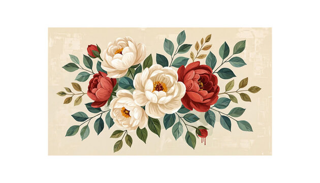 Cuadro de un florero 
