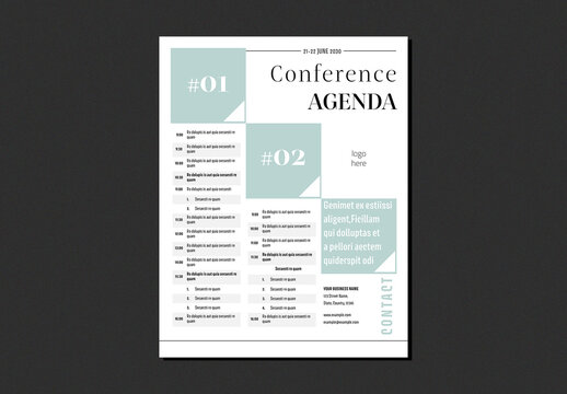 Conference Agenda Template