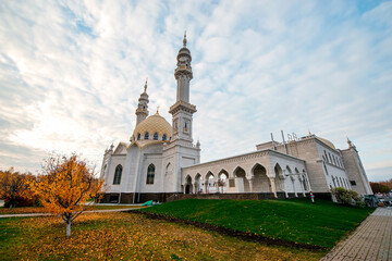 the White Mosque in Bolgar in autumn