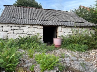 Old traditional stone house in Primorski dolac village, Croatia