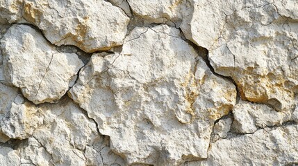 Naklejka premium Limestone surface pattern natural weathered stone texture with organic cracks and mineral deposits creating seamless background for eco-conscious design