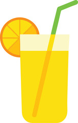 A glass of lemon juice