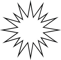 Starburst shape with empty space for text Keywords: starburst, explosion, burst, shape, graphic