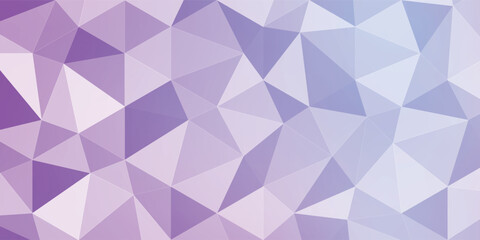 Obraz premium Pastel Cold Colors Low Poly Banner Design