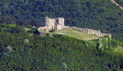 A view from the historic Yoros Castle in Istanbul, Turkey.