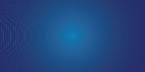 Dark blue abstract vector background with bright and elegant shining circle lines stacked together, 3D cover flag for business presentation or evening party. modern