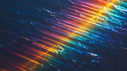 Diffraction laser bands spectacular rainbow interference patterns optical physics demonstration vibrant spectrum wavelengths scientific abstract photography