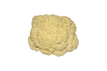 Cauliflower on a white background