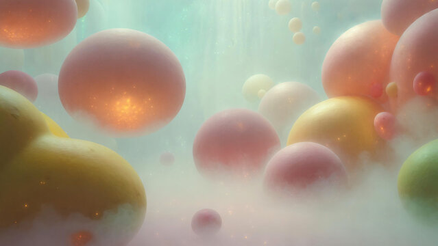 fruit in Liquid &ndash; Subtle Opacity and Calm Motion